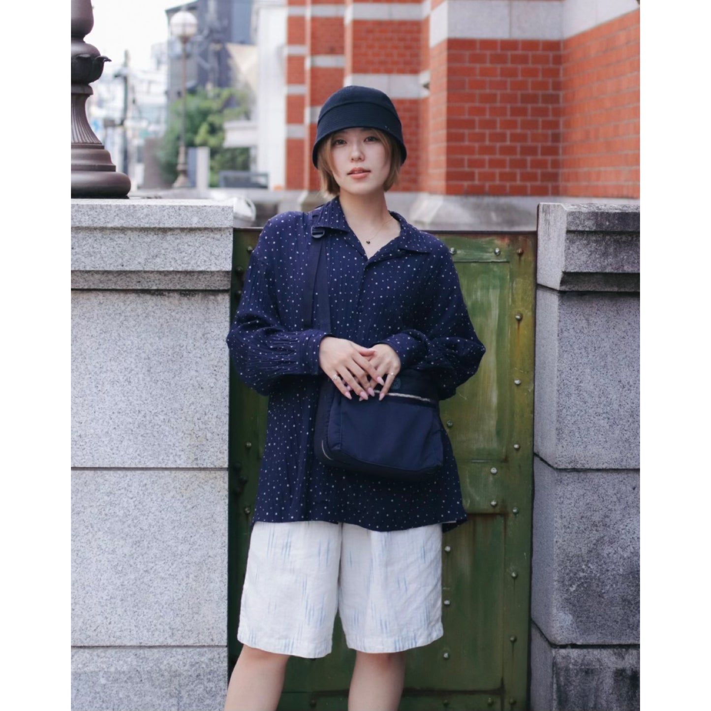 ALOHA LONG SHIRT CLASSY DOTS