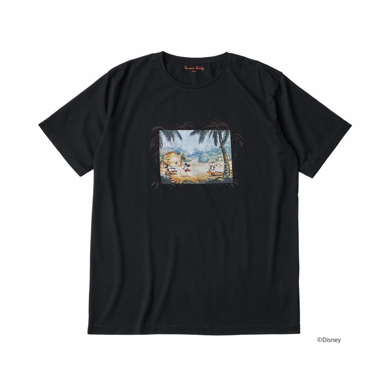 DISNEY HAWAIIAN HOLIDAY / PORTER CLASSIC HAWAI'I ALOHA COLLECTION / T-SHIRT PALM TREE