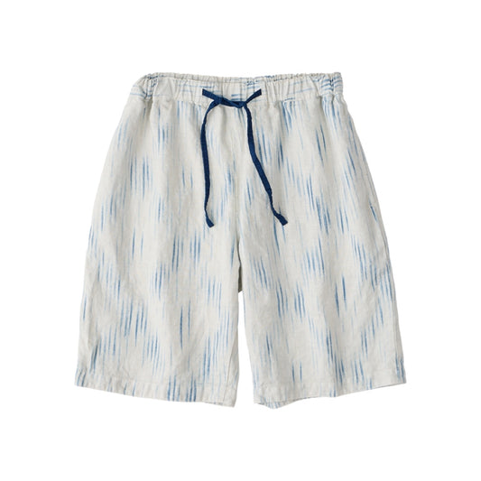 OLD FRANCE INDIGO PRINT SHORTS