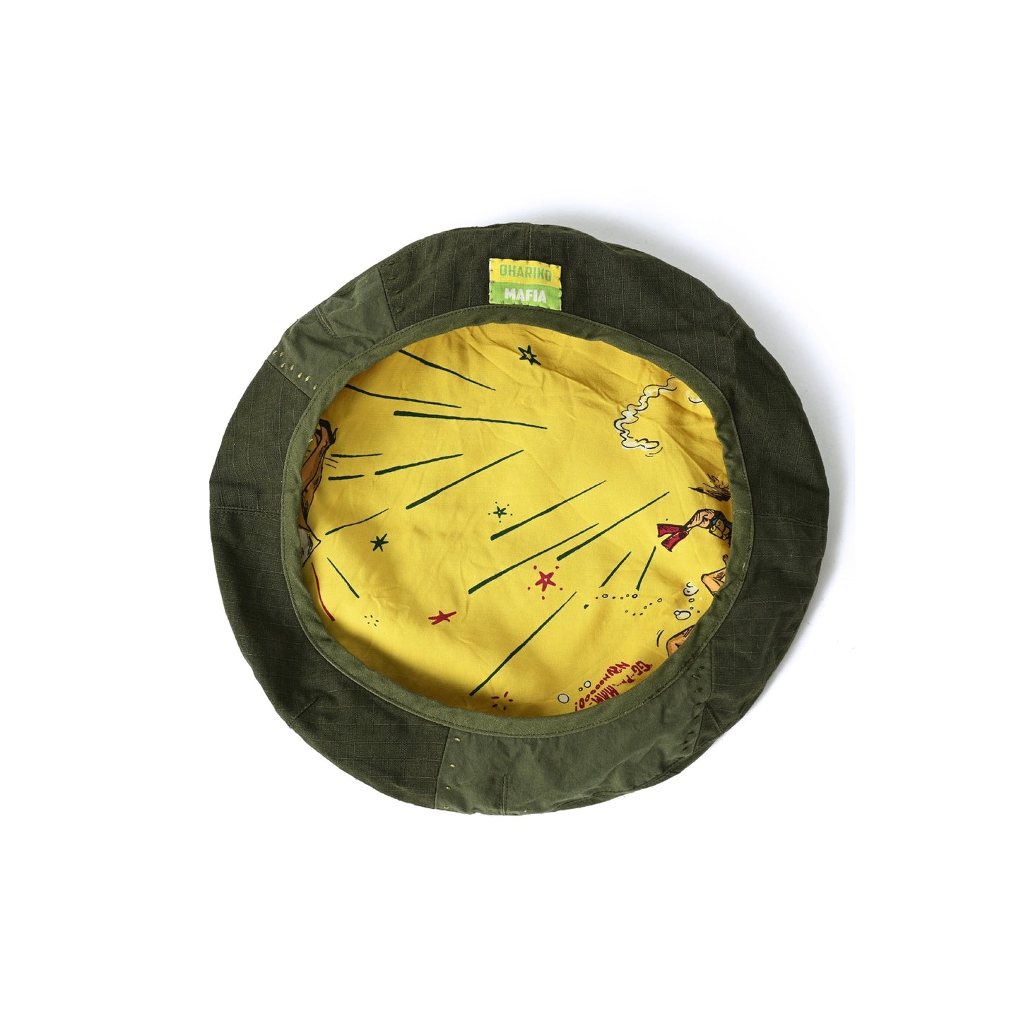 ♥"KYOTO EXCLUSIVE" OHARIKO ARMY PATCHWORK BERET