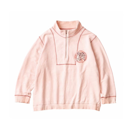♥OHARIKO MAFIA WAPPEN HALF ZIP SWEAT SHIRT