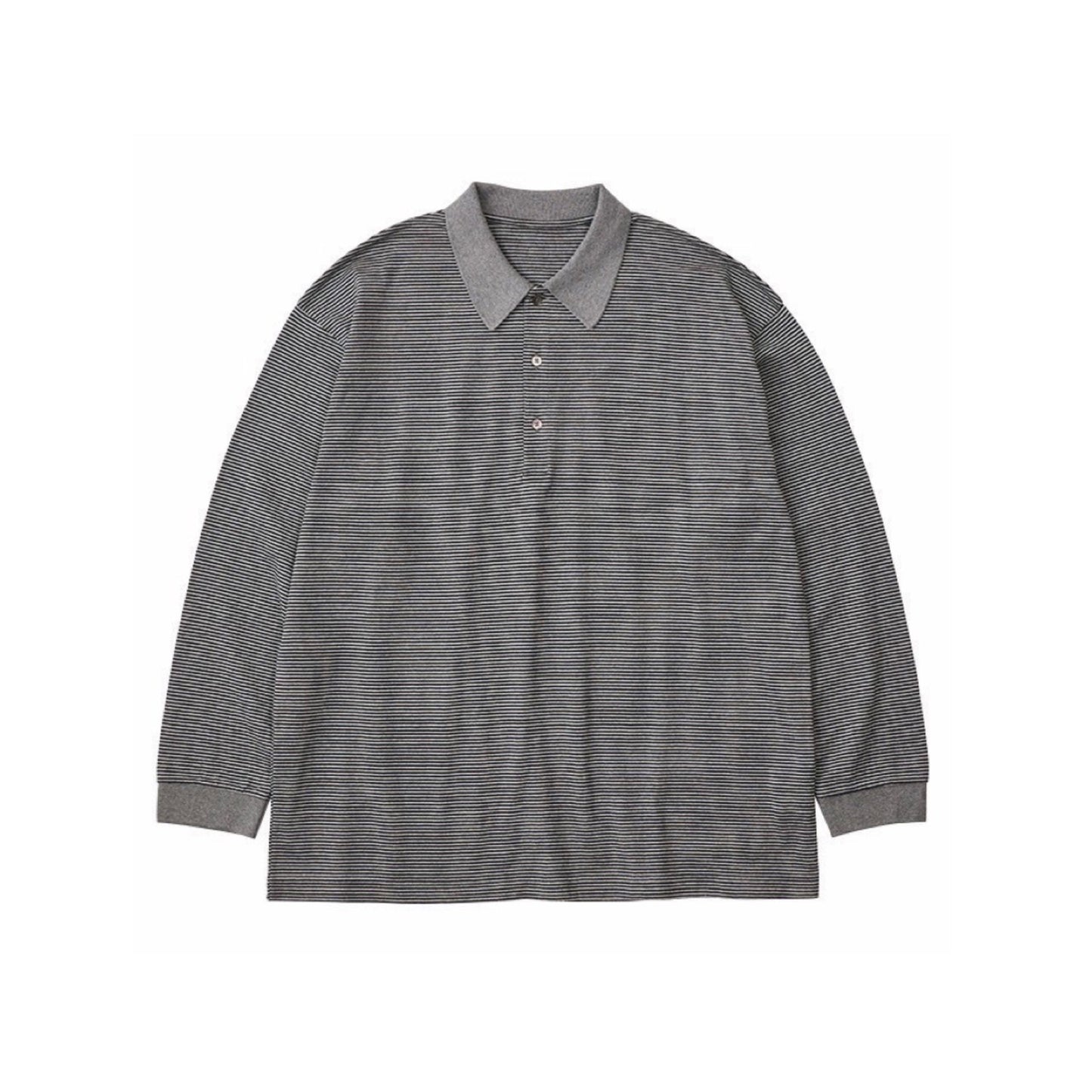 ♥H/W BEATNIK BORDER LONG SLEEVE POLO SHIRT
