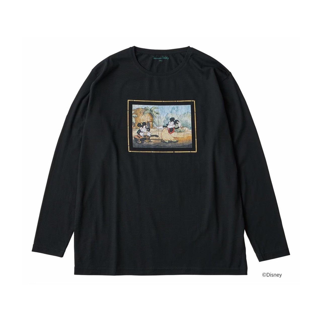 DISNEY HAWAIIAN HOLIDAY / PORTER CLASSIC HAWAI'I ALOHA COLLECTION / LONG T-SHIRT BAMBOO