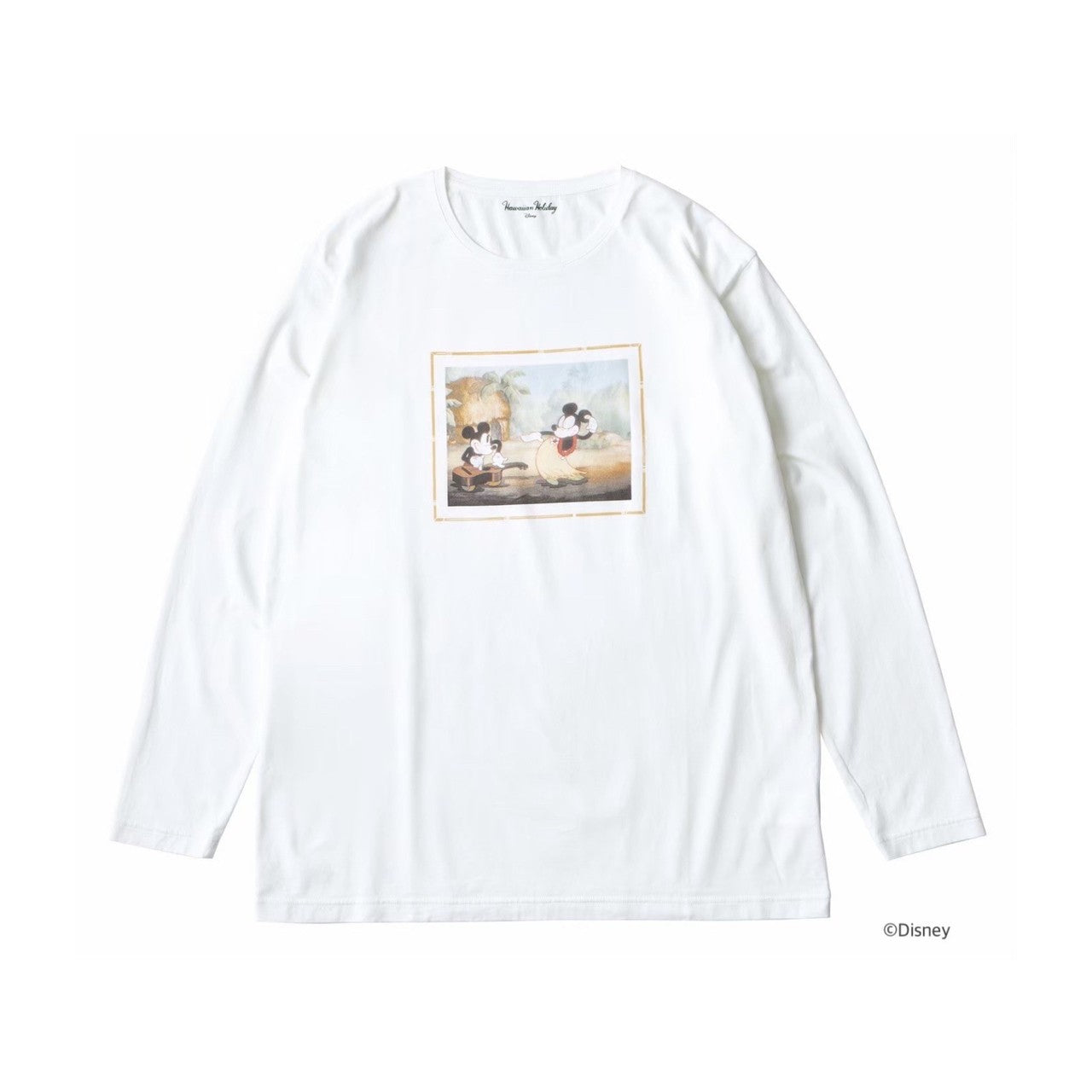 DISNEY HAWAIIAN HOLIDAY / PORTER CLASSIC HAWAI'I ALOHA COLLECTION / LONG T-SHIRT BAMBOO