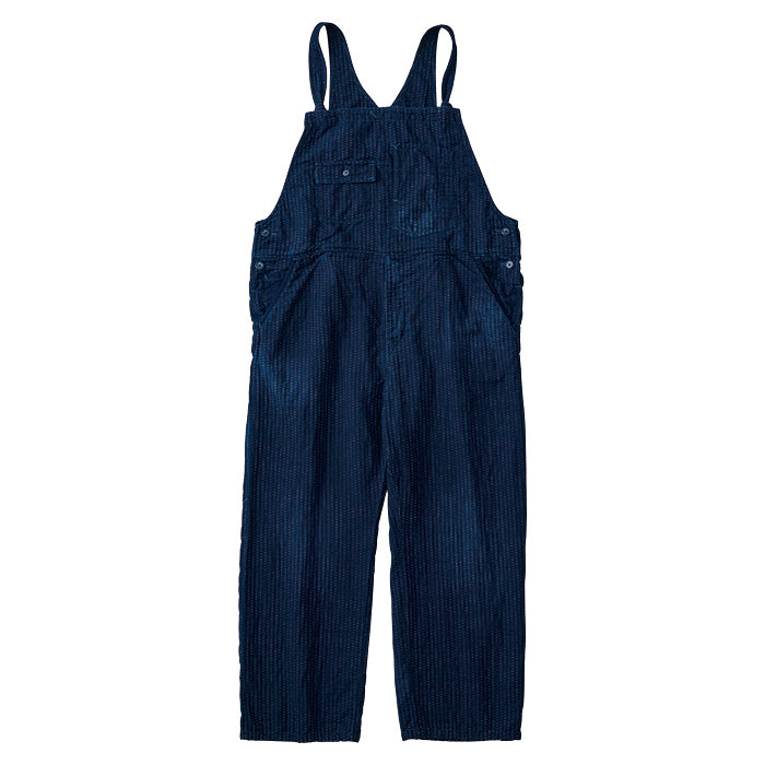 SASHIKO STRIPE OVERALLS WATCH CHAIN ITEM