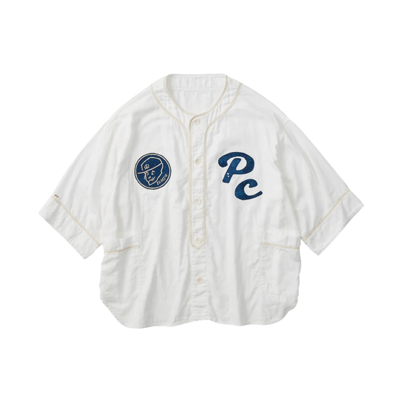 ♥SUVIN GOLD GAUZE BASEBALL SHIRT CUSTOM
