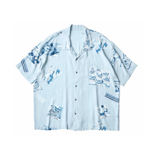 ALOHA SHIRT 阿波踊り(with TENUGUI & UCHIWA)