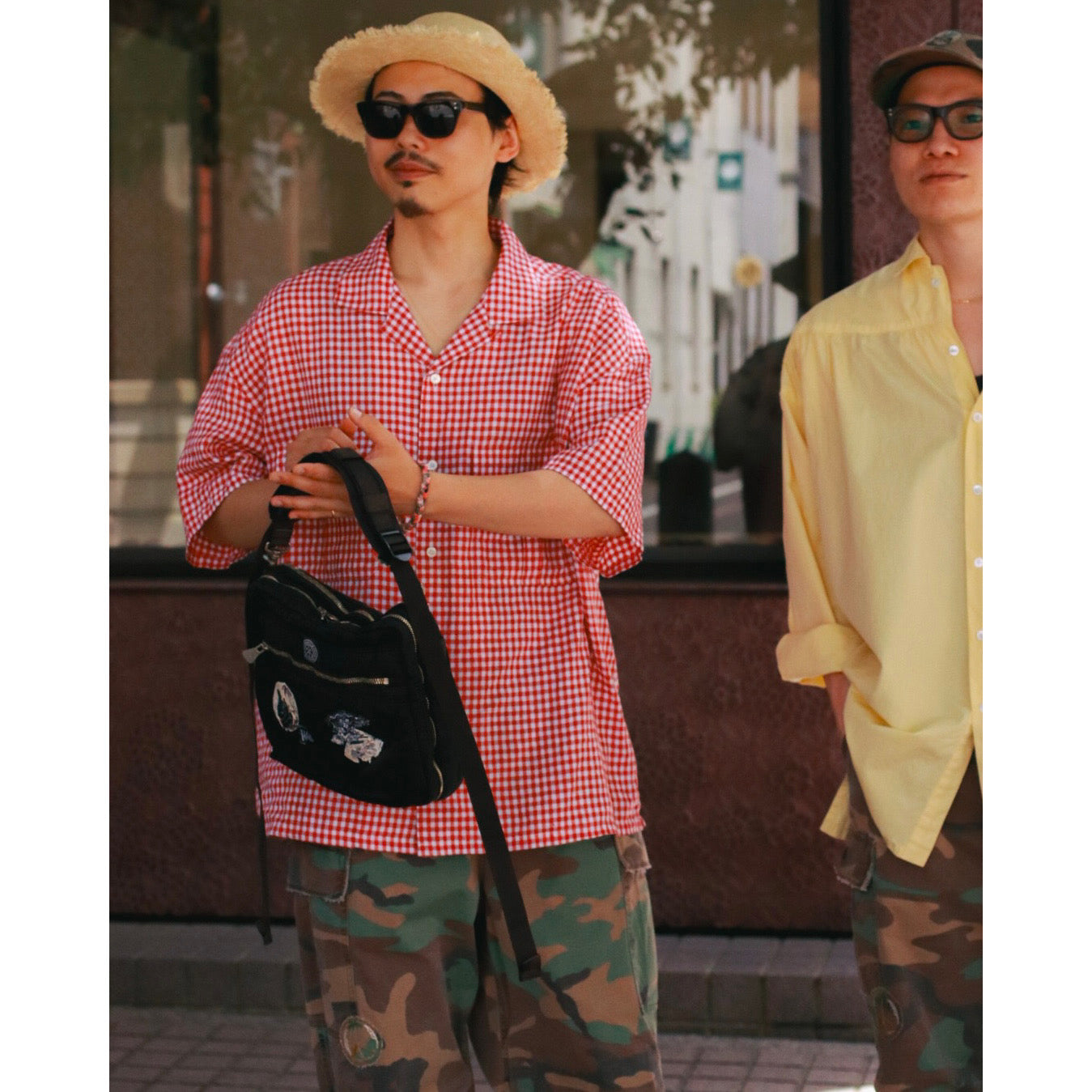 KEROUAC LINEN GINGHAM CHECK SHIRT