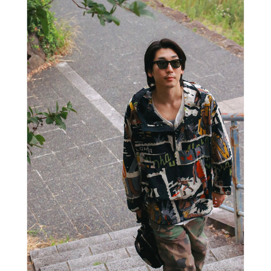 HAWAIIAN OUTDOOR ANORAK PARKA W/MINI POUCH