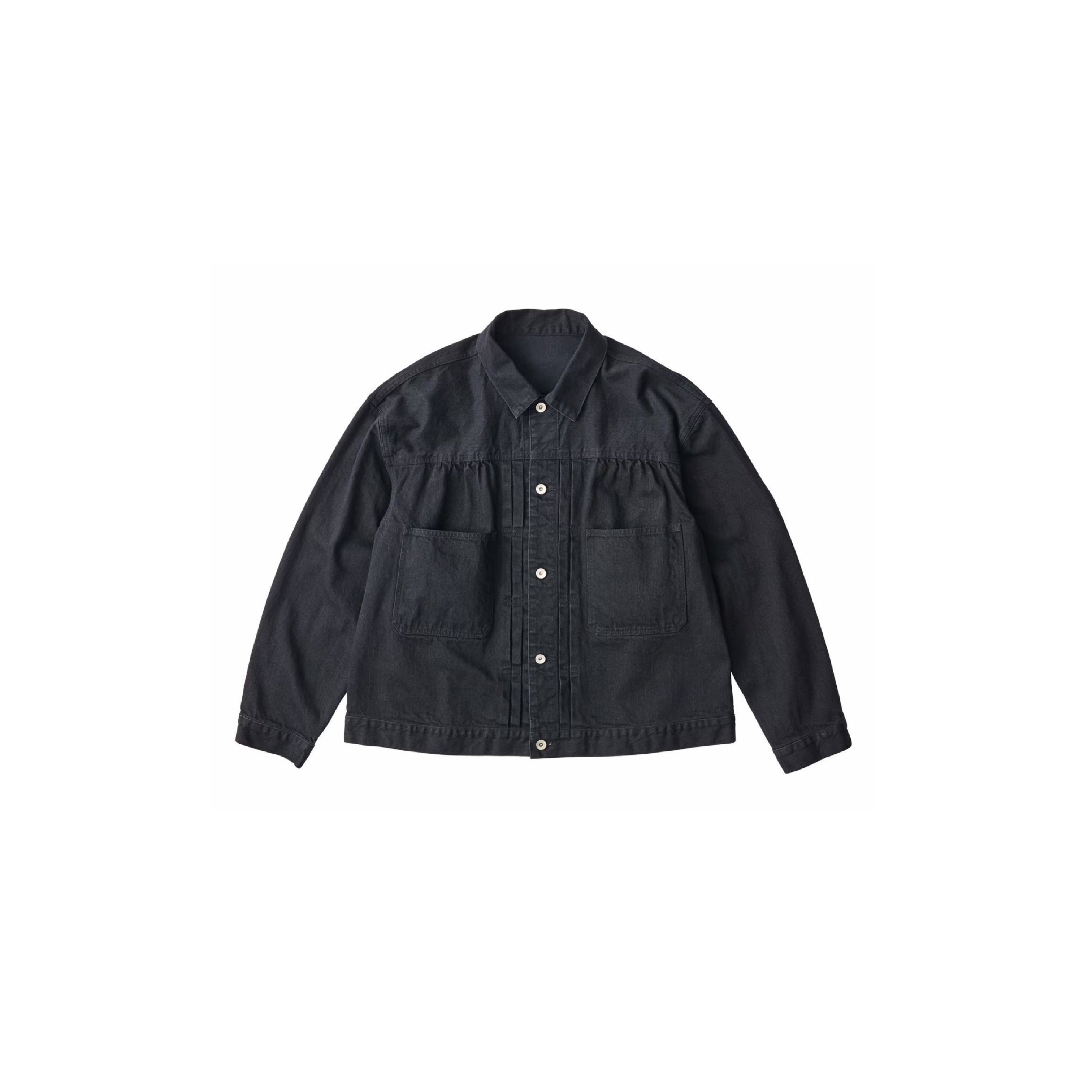 STEINBECK DENIM JACKET -BLACK- – PORTER CLASSIC KYOTO