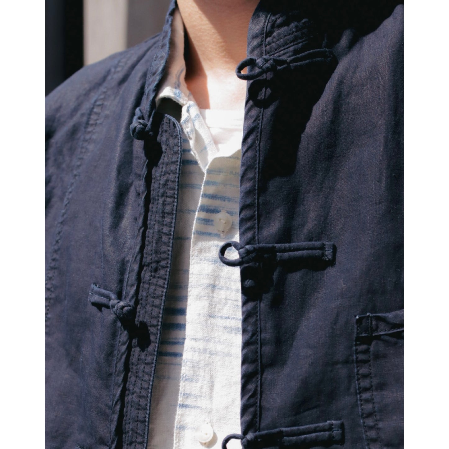 FARMER’S LINEN CHINESE JACKET