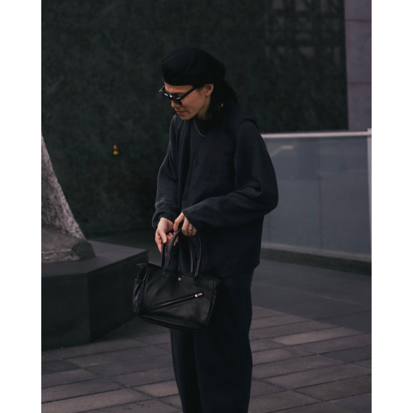 PC RIDERS LEATHER TOTE BAG S