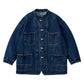 STEINBECK DENIM STAND COLLAR JACKET