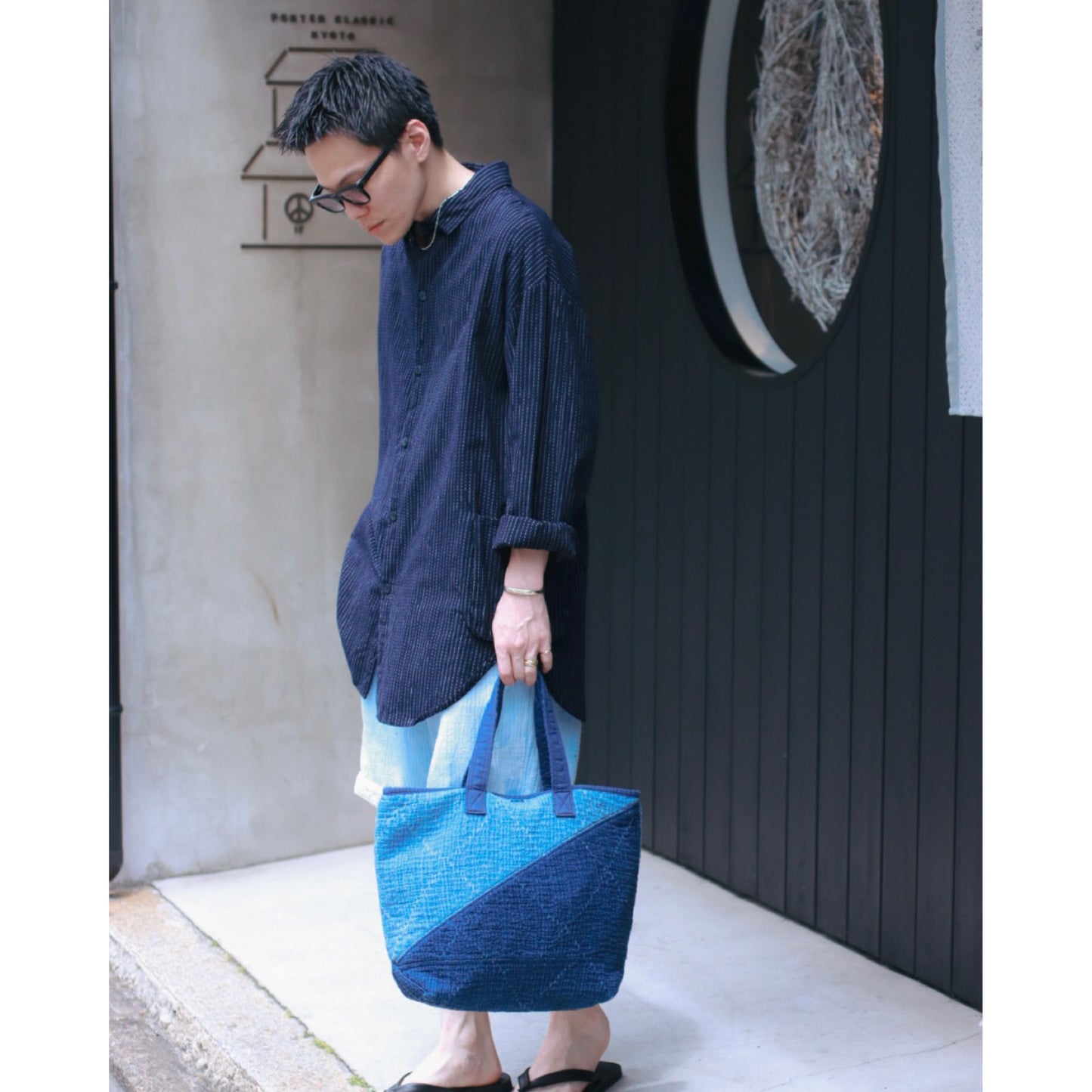 PC SASHIKO TOTE BAG L