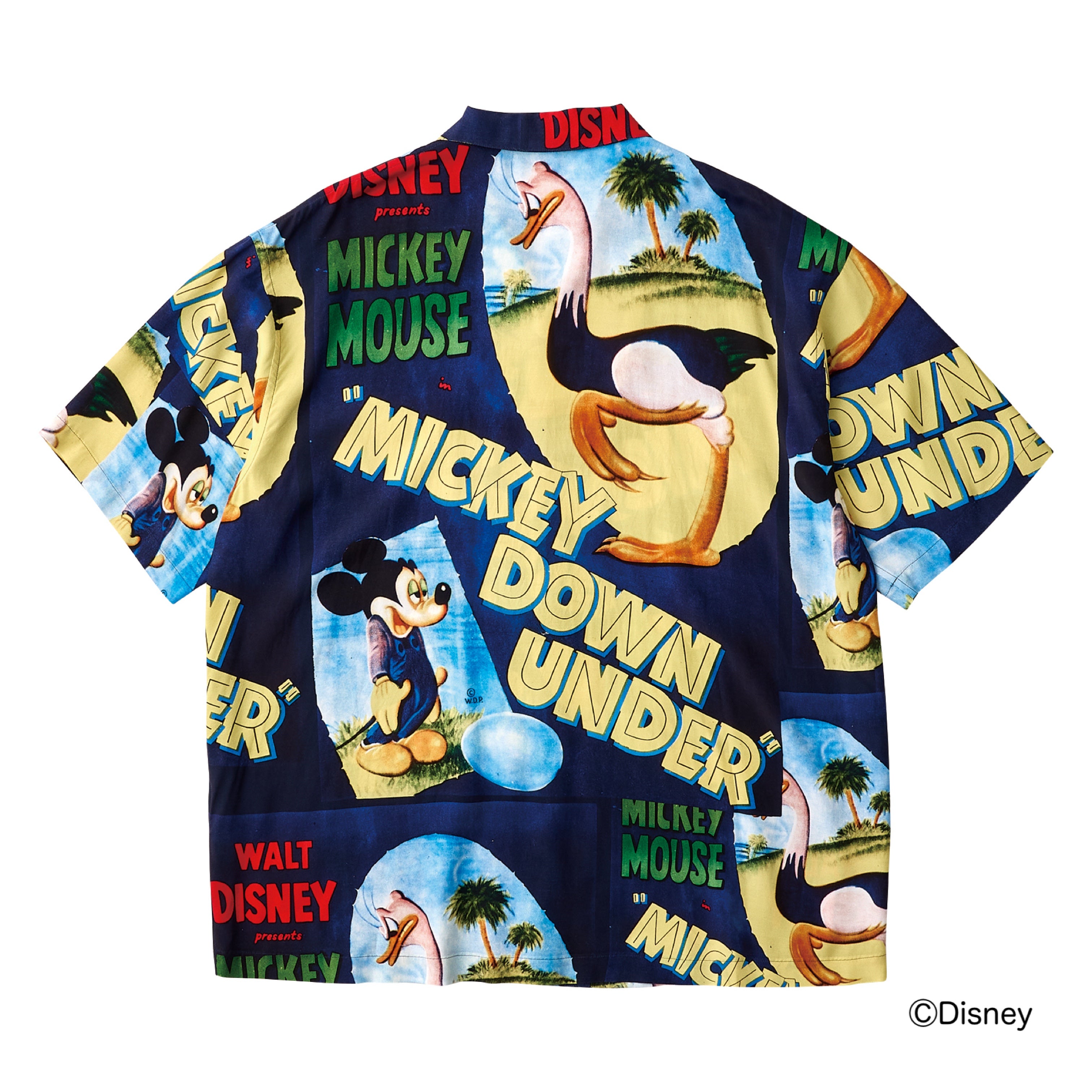 DISNEY VINTAGE POSTER PC ALOHA COLLECTION ALOHA SHIRT MICKEY