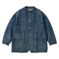 STEINBECK DENIM STAND COLLAR JACKET