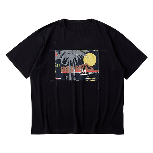 HAWAIIAN OUTDOOR PATCHWORK T-SHIRT