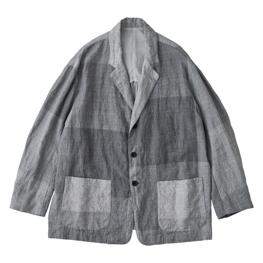 RAMIE BLOCK CHECK  CLASSIC JACKET