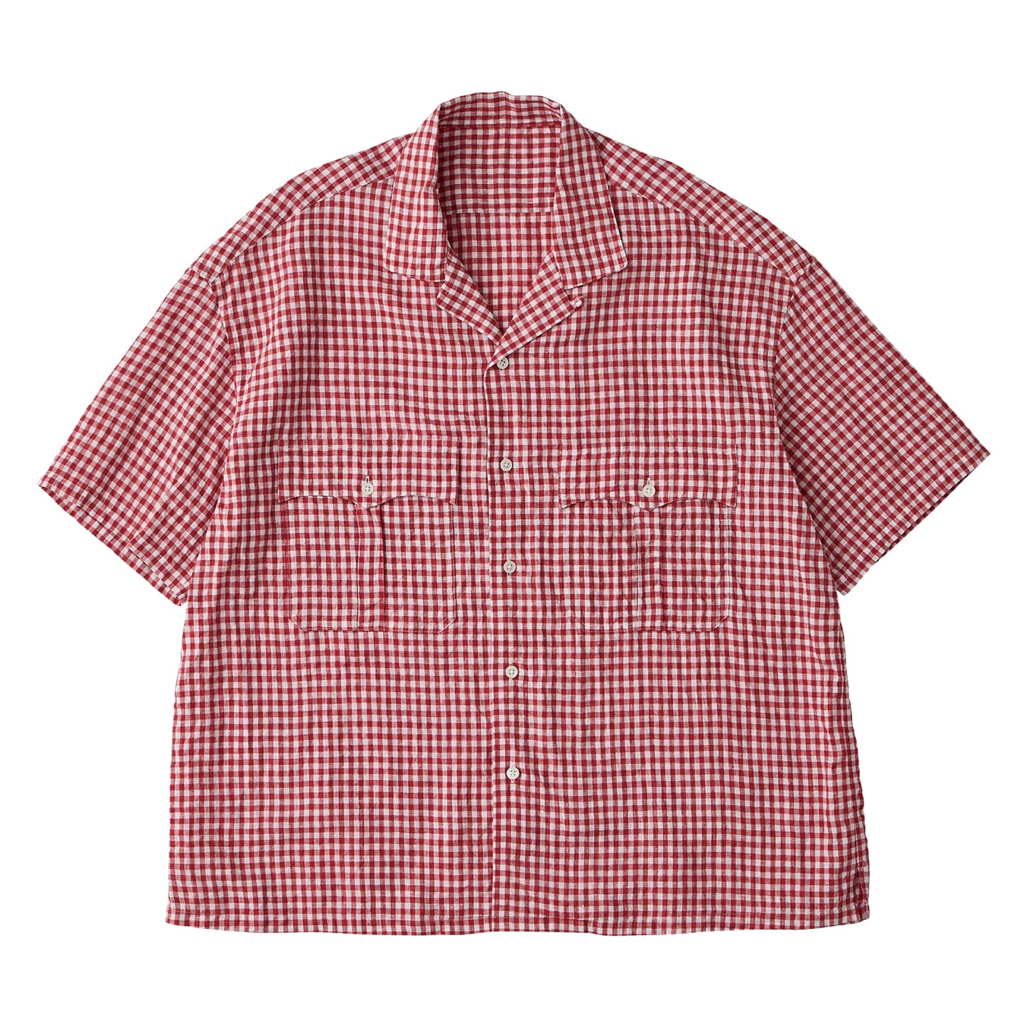 KEROUAC LINEN GINGHAM CHECK SHIRT