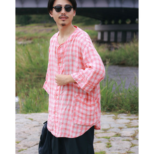 "PC EXCLUSIVE" LINEN PALAKA BASEBALL SHIRT
