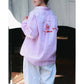 ROLL UP GINGHAM CHECK SHIRT PAINT CUSTOM (SAKURA/M)