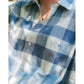 H/W INDIGO CHECK BEAT WRITER SHIRT