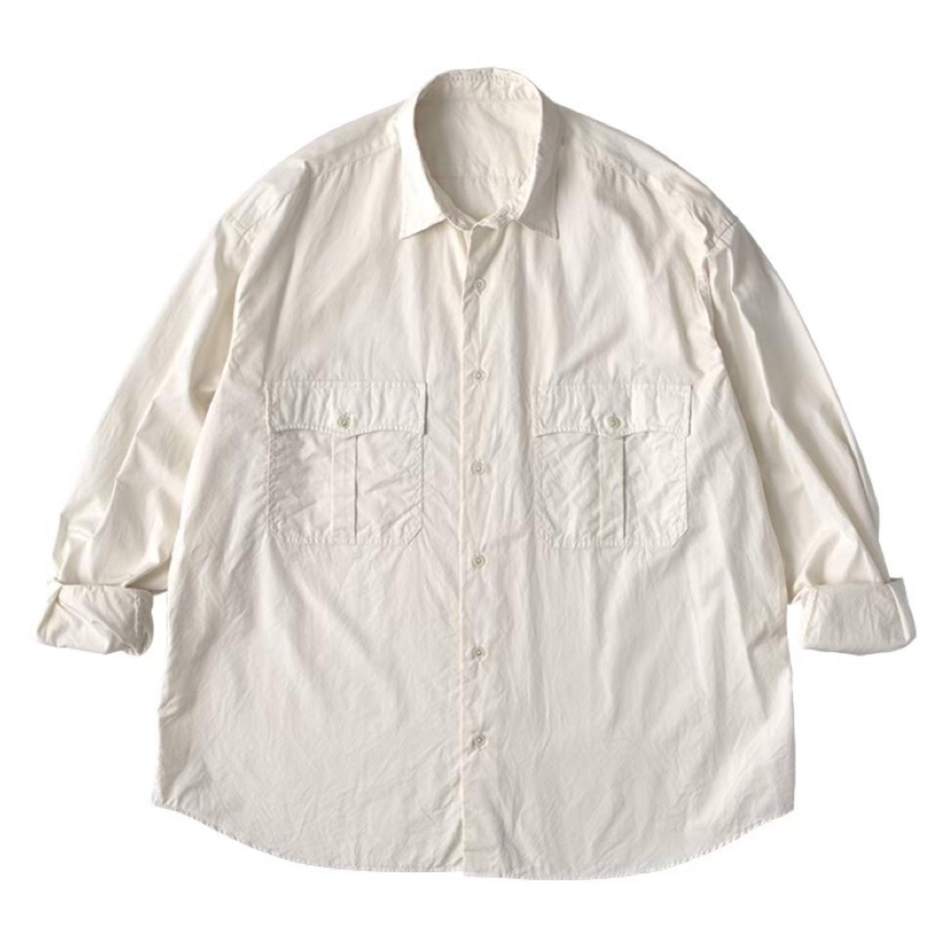 ROLL UP SHIRT (ALUMO FABRIC 160/3) – PORTER CLASSIC KYOTO