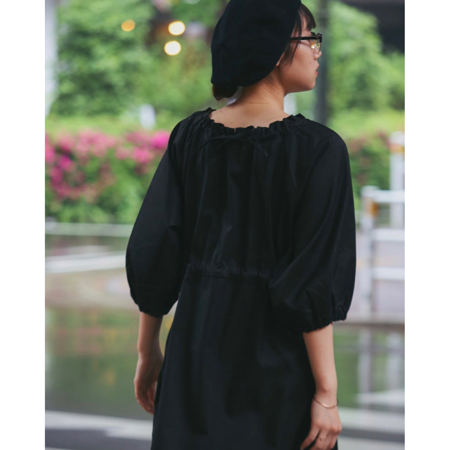 "KYOTO EXCLUSIVE" GABARDINE ONE PIECE