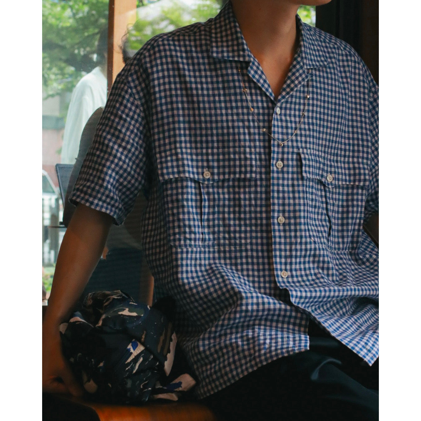 KEROUAC LINEN GINGHAM CHECK SHIRT – PORTER CLASSIC KYOTO