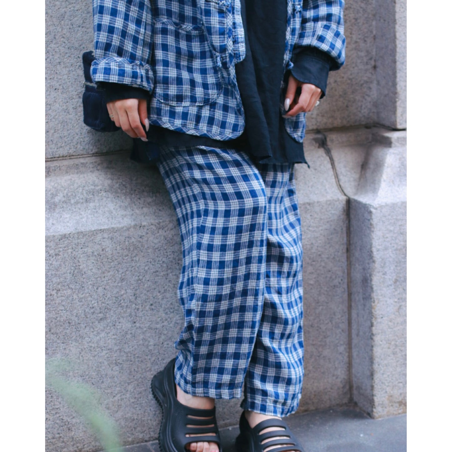 LINEN PALAKA PEACE PANTS