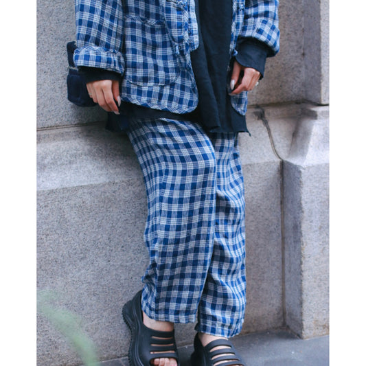 LINEN PALAKA PEACE PANTS