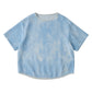 PAINTED SASHIKO WATERCOLOR  T-SHIRT
