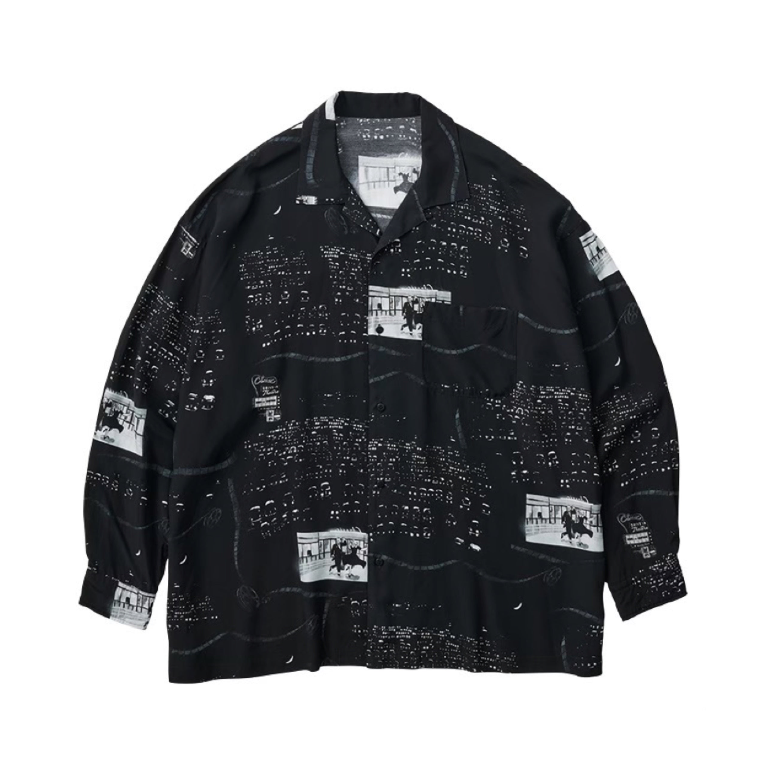 ポータークラシック フィルムノワール レーヨンストール ブラック 黒 ポータークラシック フィルムノワール レーヨンストール ブラック 黒