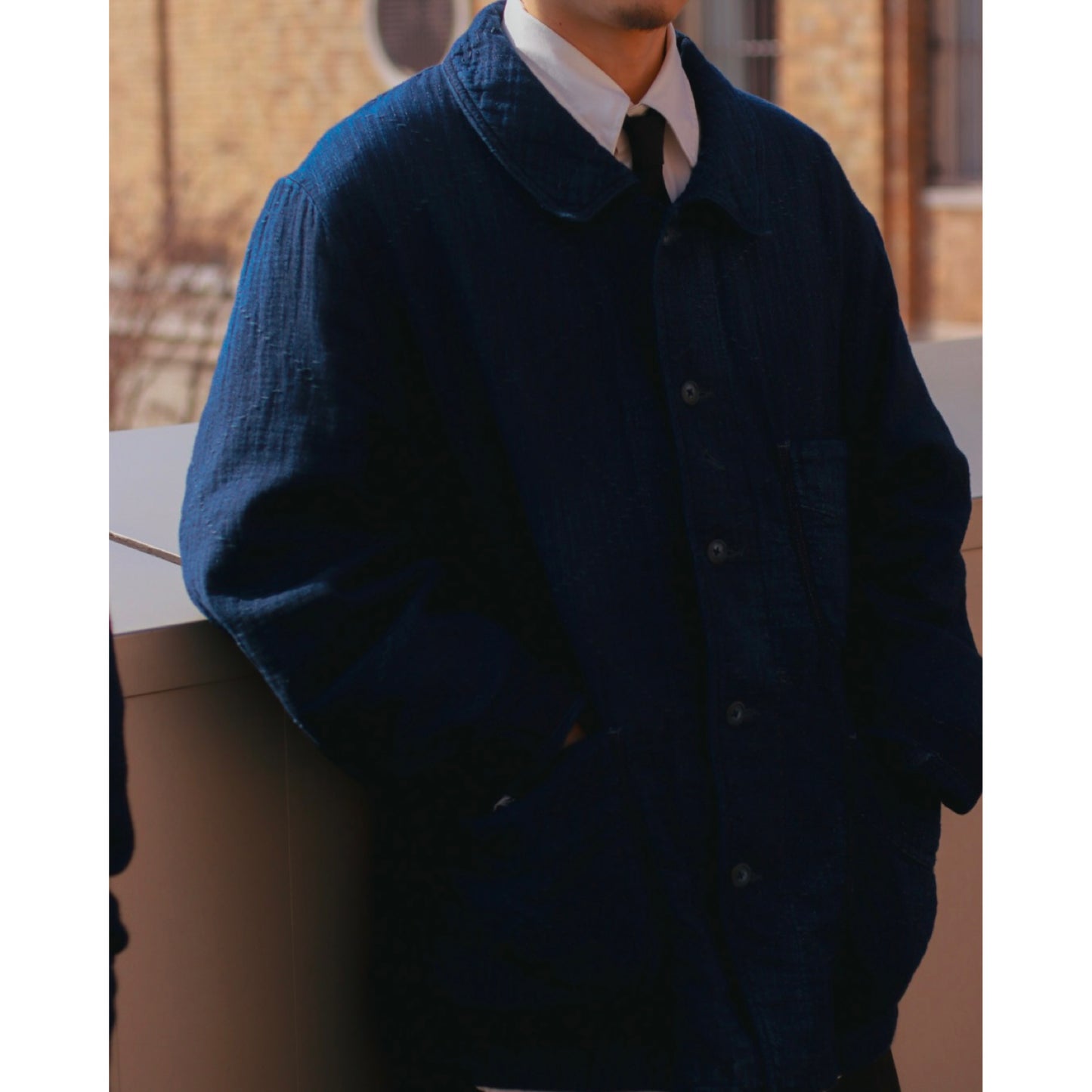 SEA ISLAND SASHIKO FRENCH JACKET WATCH CHAIN ITEM (LIMITED)