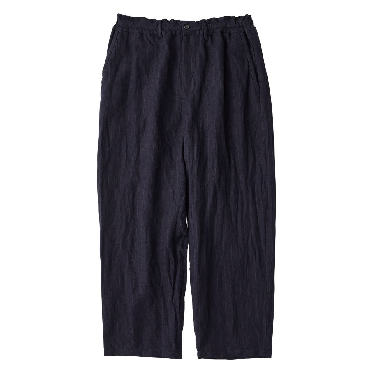 PIN STRIPE LINEN COTTON EASY PANTS