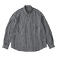 ROLL UP LINEN GINGHAM CHECK SHIRT