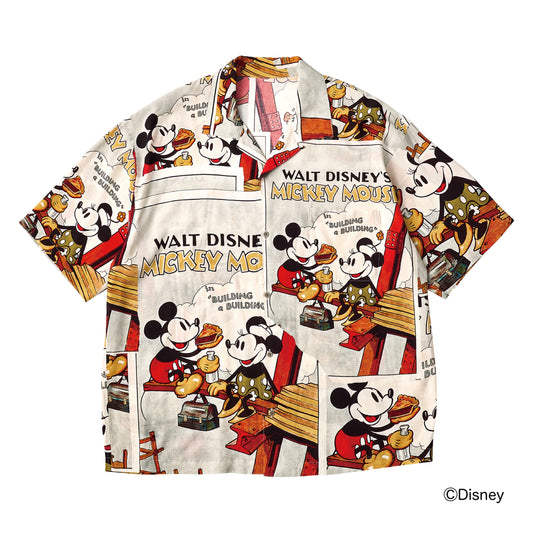 DISNEY VINTAGE POSTER PC ALOHA COLLECTION ALOHA SHIRT MICKEY & MINNIE