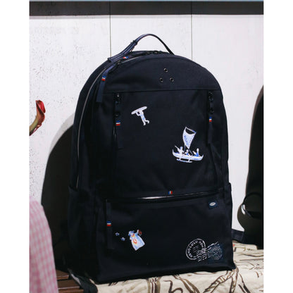 "KYOTO EXCLUSIVE" NEWTON CITY RUCKSACK PAINT CUSTOM NAVY