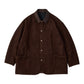 LEATHER SUEDE HORSE RIDING JACKET  W / SILVER BUTTONS (ENTREFINO)