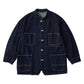 STEINBECK DENIM STAND COLLAR JACKET