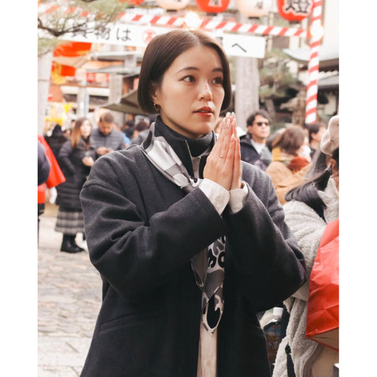 CASHMERE ZIP UP JACKET W/SILVER ZIPPER (BABY CASH)