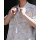 OLD FRANCE INDIGO PRINT SHIRT