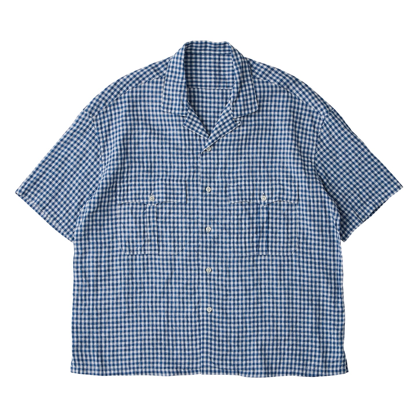 KEROUAC LINEN GINGHAM CHECK SHIRT