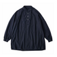 STAND COLLAR LONG SMOCK SHIRT WATCH CHAIN ITEM (NILE GIZA COTTON)