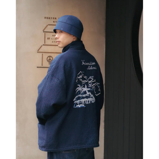"KYOTO EXCLUSIVE" CUSTOM CASHMERE SAILOR HAT (BABY CASH) -BLUE-