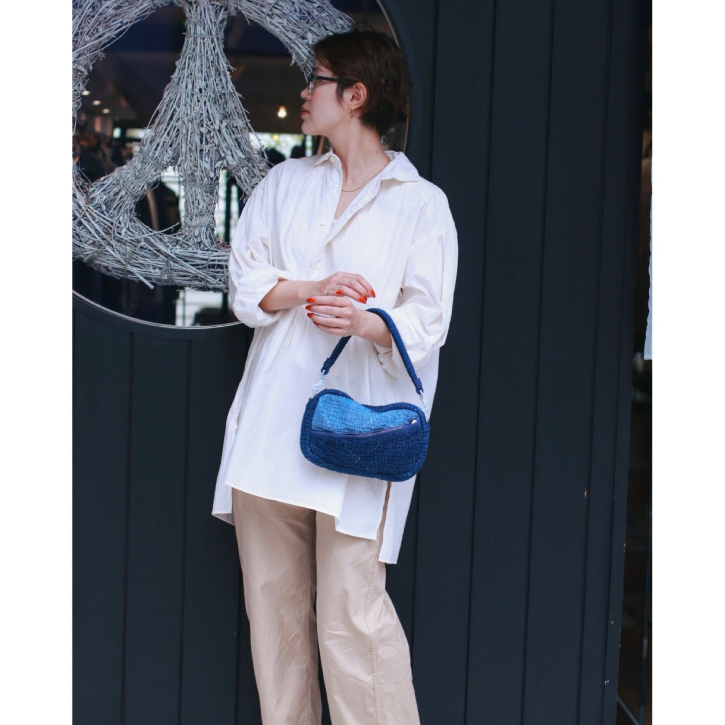 PC SASHIKO SHOULDER BAG S