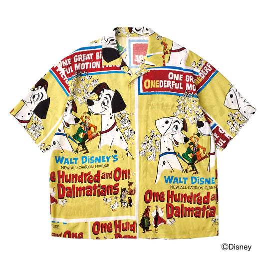 DISNEY VINTAGE POSTER PC ALOHA COLLECTION ALOHA SHIRT 101 DALMATIANS