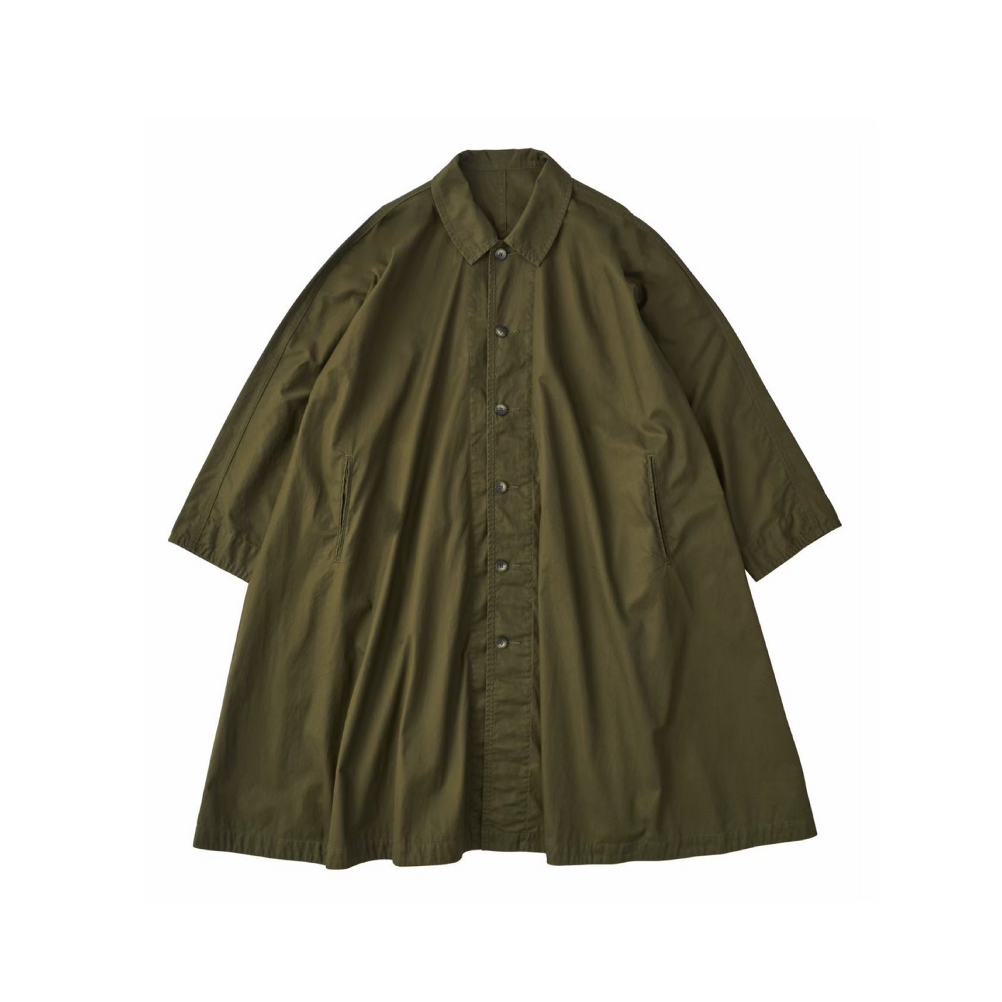 GABARDINE SWING COAT