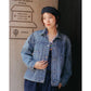 STEINBECK DENIM JACKET -BLUE-