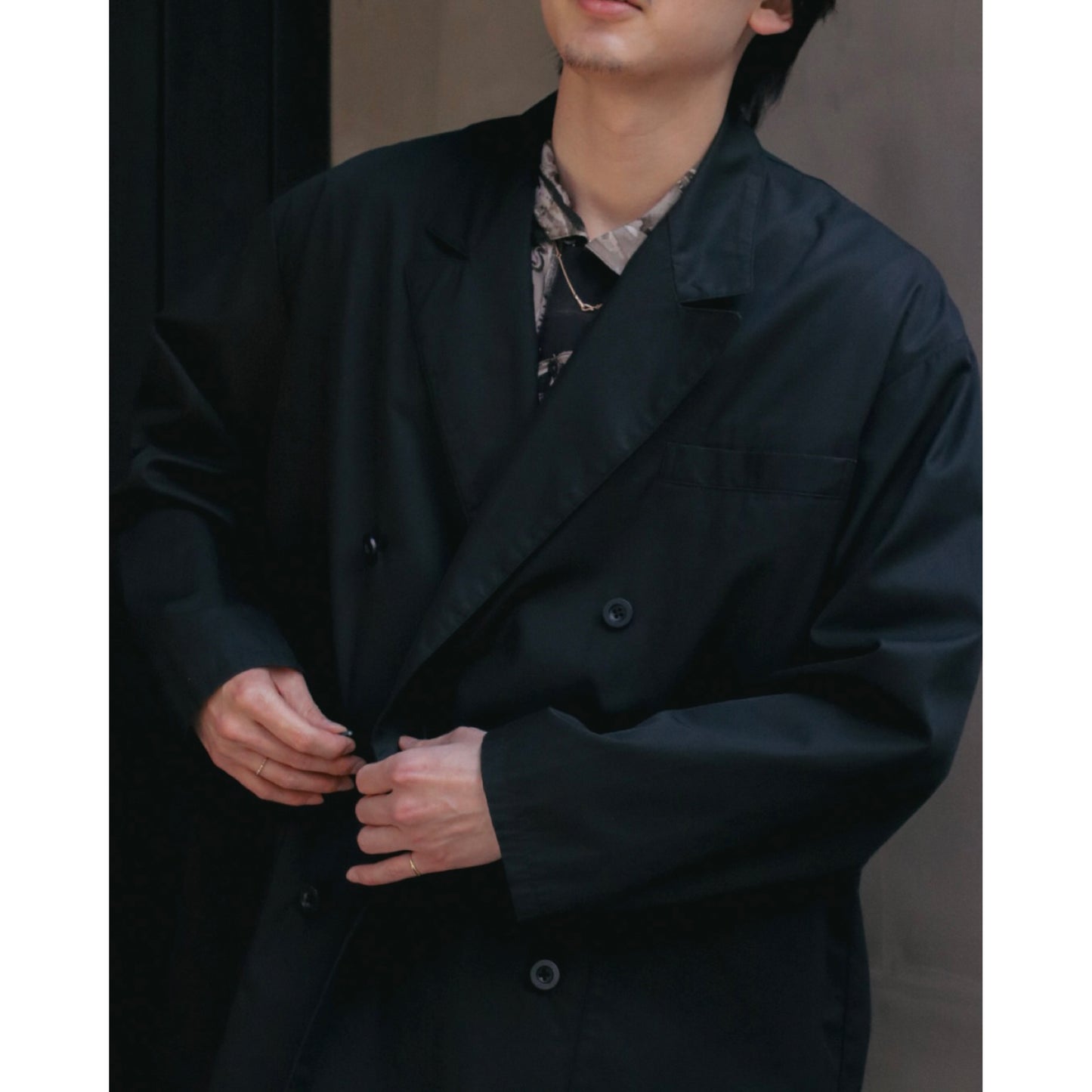 "KYOTO EXCLUSIVE" GABARDINE DOUBLE JACKET
